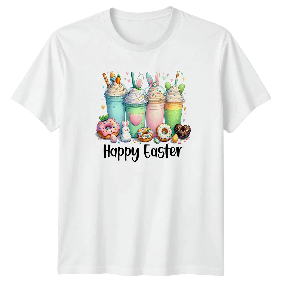 Happy Easter T-Shirt Kawaii Food Holiday Easter Gift For Him And Her