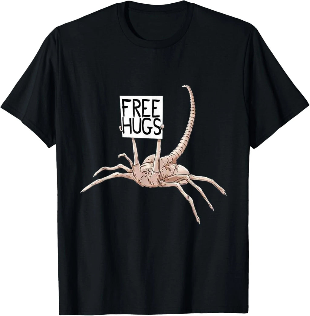 Free Hugs Alien Spider Funny Gift Tee Unisex T-Shirt