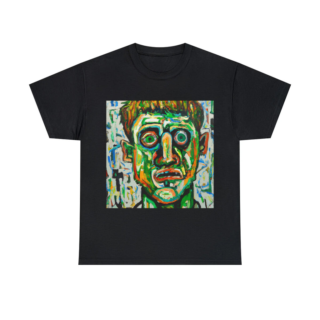 Fine Art T Shirt Unisex Adult Face Abstract Painting Pop Art Streetwear Retro