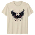 Gothic Heart Wings Mens T-Shirt Womens Tee Graphic Unisex Top