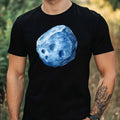Mens Watercolour Asteroid Motif Cotton T-Shirt Size XS to 5XL