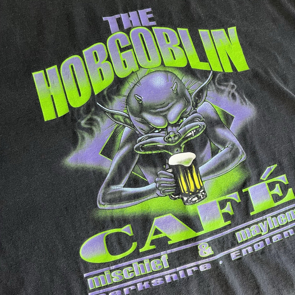 Vtg Y2K Hob Gobblin t shirt Berkshire England big graphic 25x31 faded distressed