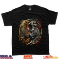 Yin Yang Tiger Asian Graphic Streetwear T-Shirt