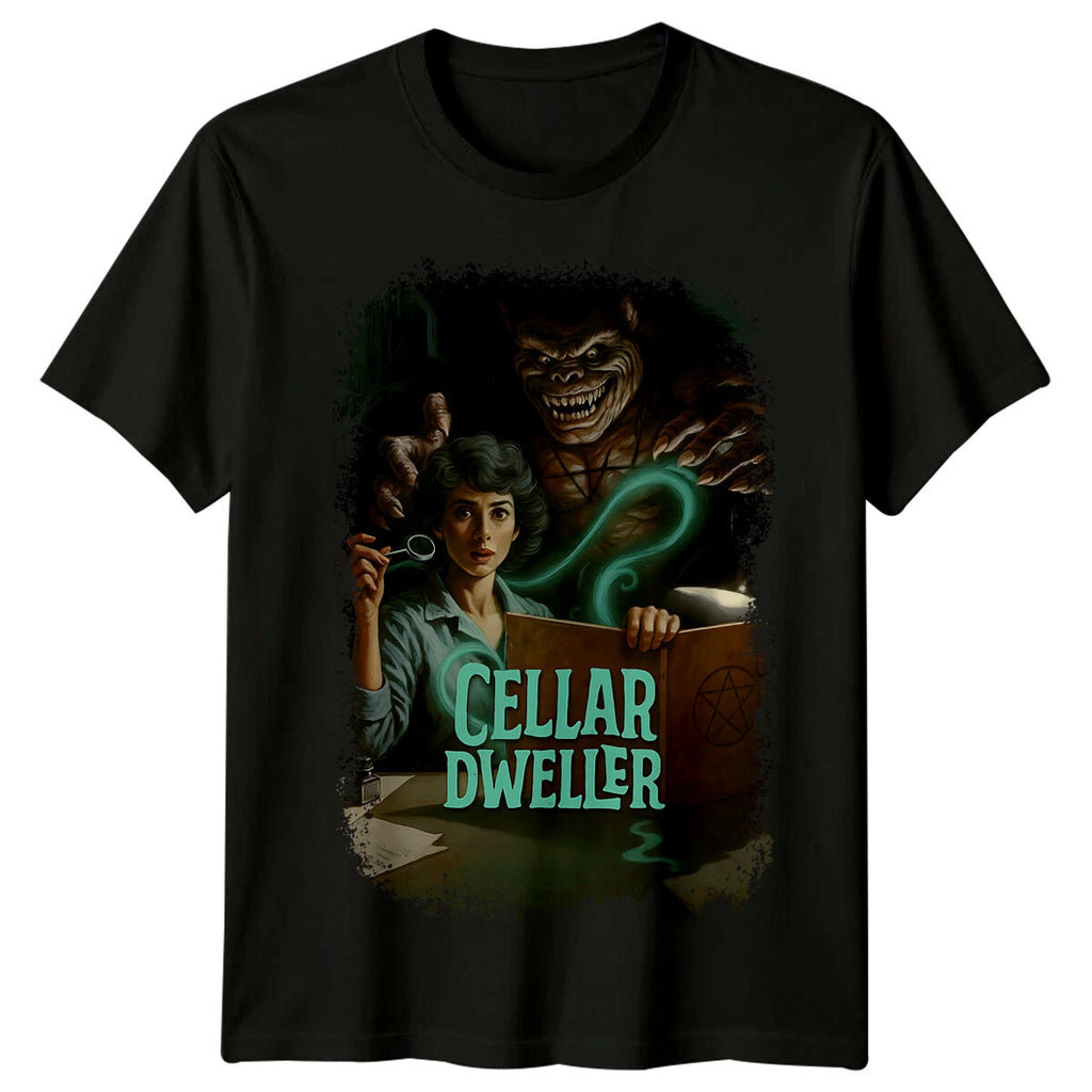 Cellar Dweller (1988) Movie Poster Inspired T-Shirt Retro 80s Tee