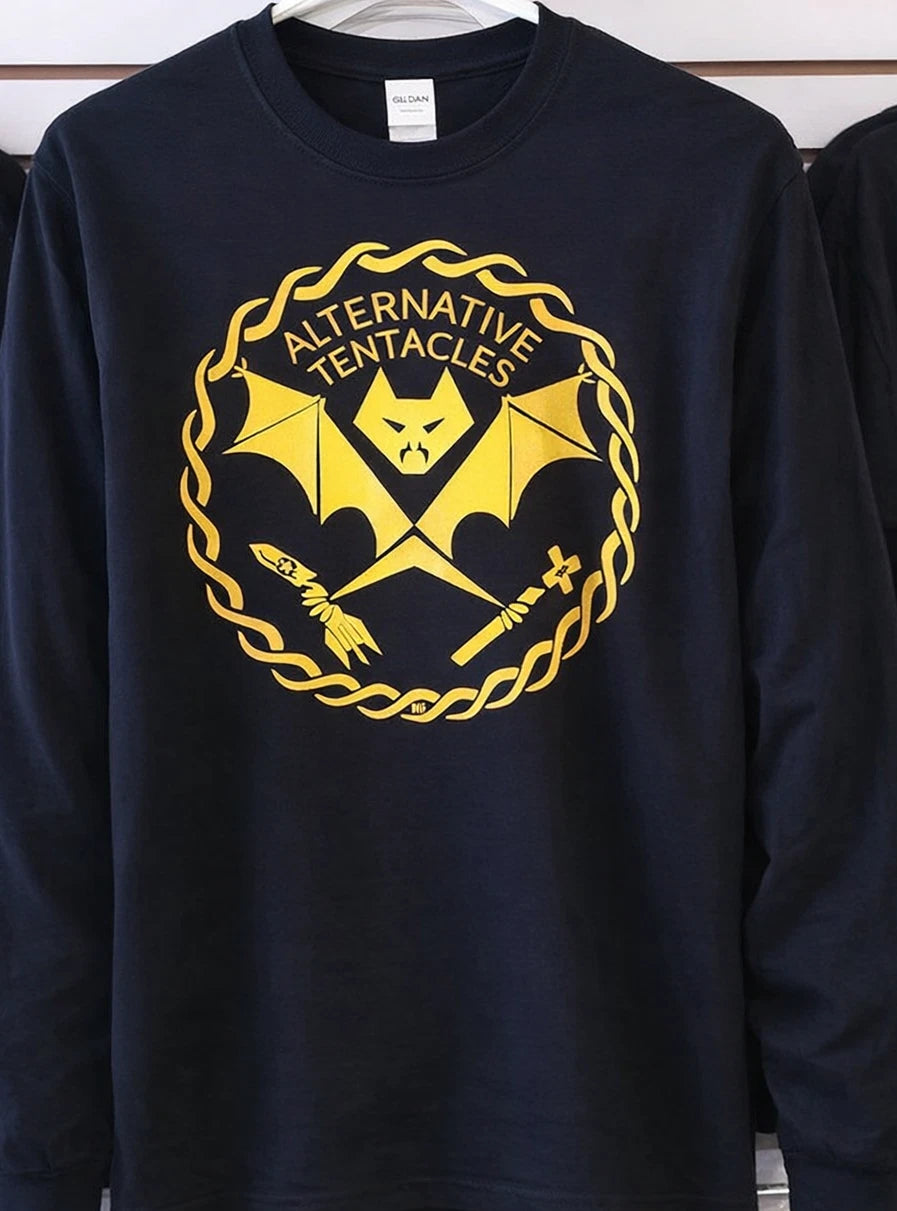 LONG SLEEVE AT Alternative Tentacles Thrash hardcore  Punk rock yellow