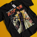 Rurouni Kenshin Shirt Aoshi Shinomiro T-Shirt Samurai Himura  Makoto Shishio Tee