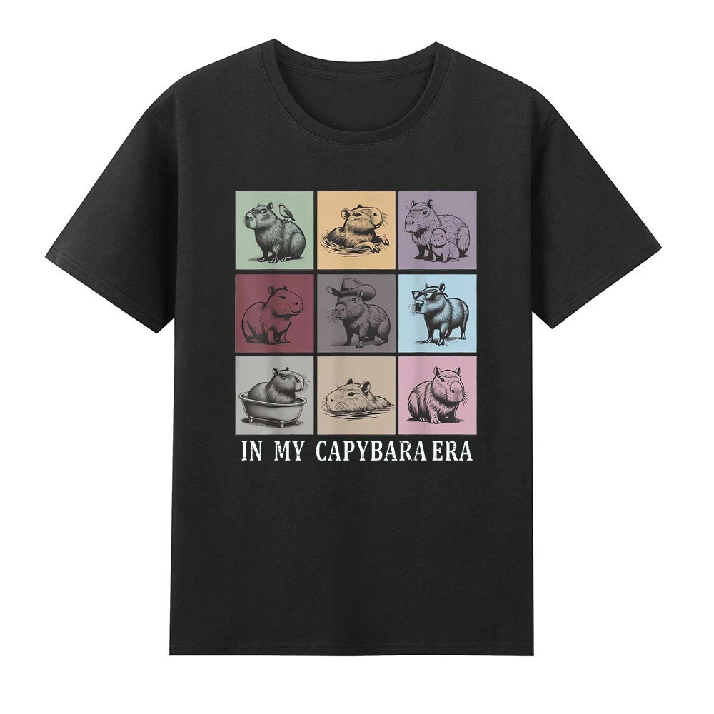 In My Capybara Era Funny Capybaras Animal Lover Gift Humor Quote Men's T-Shirt