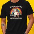 Unicorn Funny T-Shirt - Saying “Not Strange, Limited!”, Glitter & Leopard
