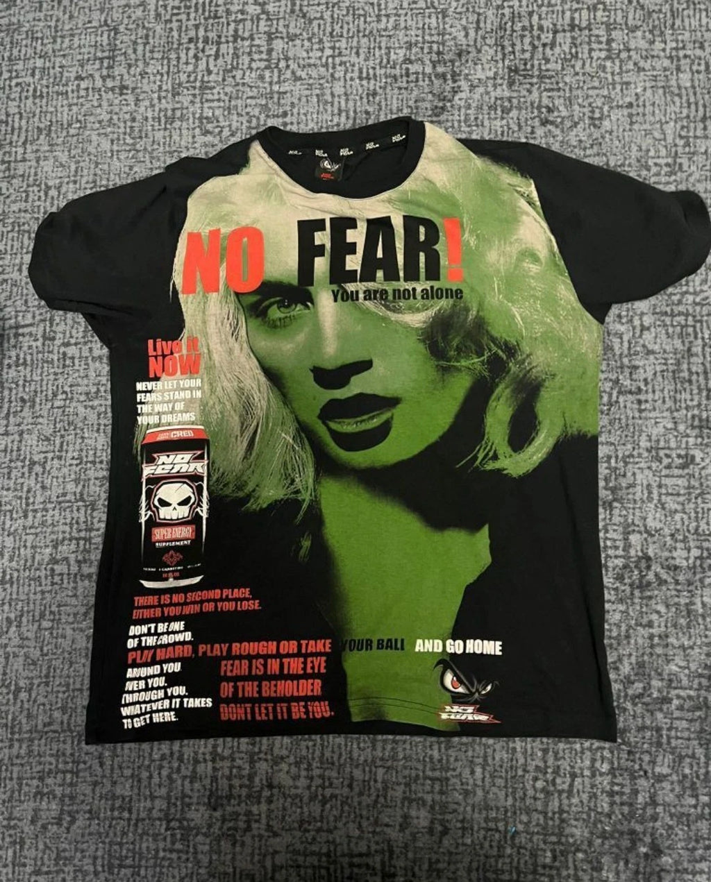 no fear t shirt vintage 2xl Y2k