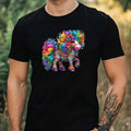 Mens Crazy Unicorn Motif Cotton T-Shirt Size XS to 5XL