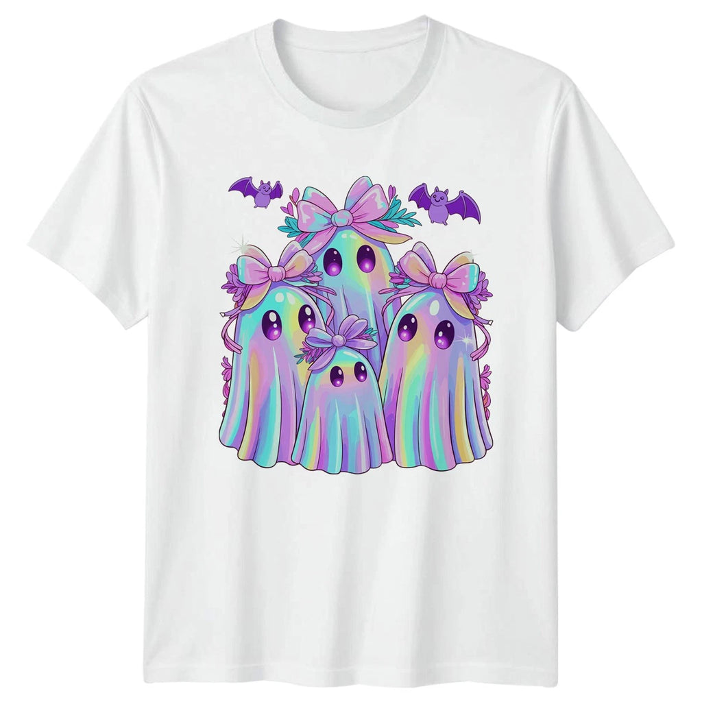 Cute Pastel Goth Ghosts Halloween T-Shirt Kawaii Ghosts Halloween