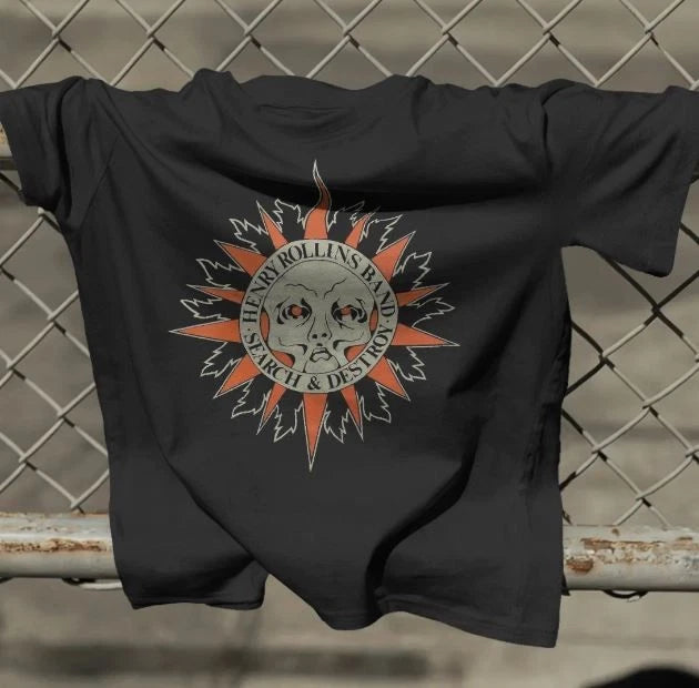 HENRY ROLLINS SEARCH & DESTROY T SHIRT