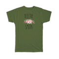 Gift T-Shirt : Personalized Detective Boho Name Floral Roses Flowers