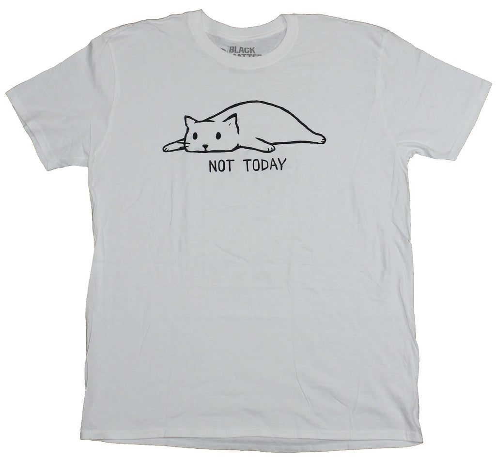 Black Matter Adult New T-Shirt - Not Today Lazy Fox Pic