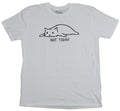 Black Matter Adult New T-Shirt - Not Today Lazy Fox Pic