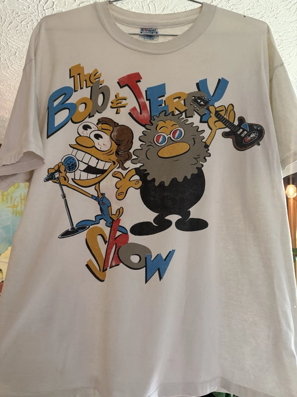 Vintage Rare 1992 Grateful Dead Bob & Jerry Show Ren & Stimpy Spoof  T Shirt XL