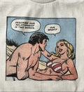 Our What? funny summer comic white Size Large unisex T-shirt