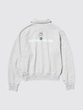 POP MART UNIQLO UT WE ARE THE MONSTERS Half-Zip Sweatshirt GRAY