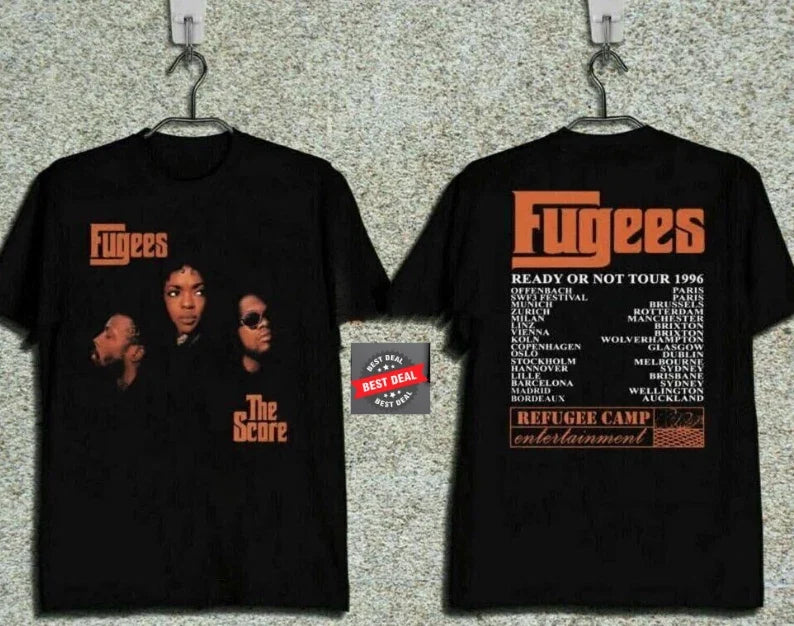 Score Fugees 1996 Tour Concert 90'S Rap Ready Hop Hip Tee Tee (1)