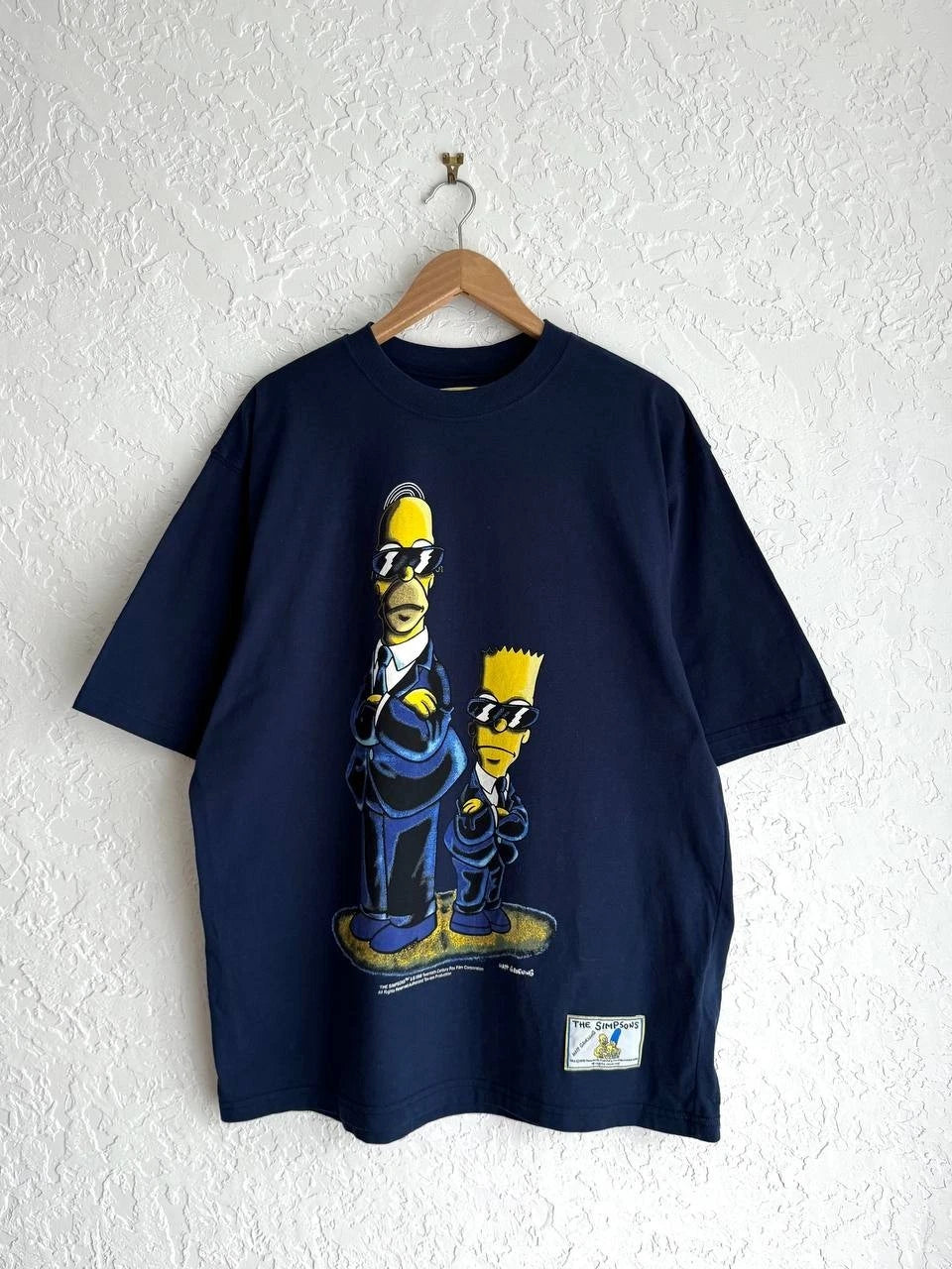 Vintage The Simpsons 1998 Men in Black T-shirt