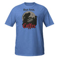 Funny Gothic Coffee T-Shirt | Vampire Morning Humor Tee | Dark Roast Lover Gift
