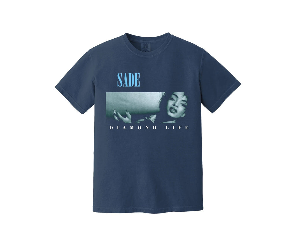 Sade Diamond Life Heavyweight T Shirt - Love Deluxe Sweetest Taboo, Adu 80s