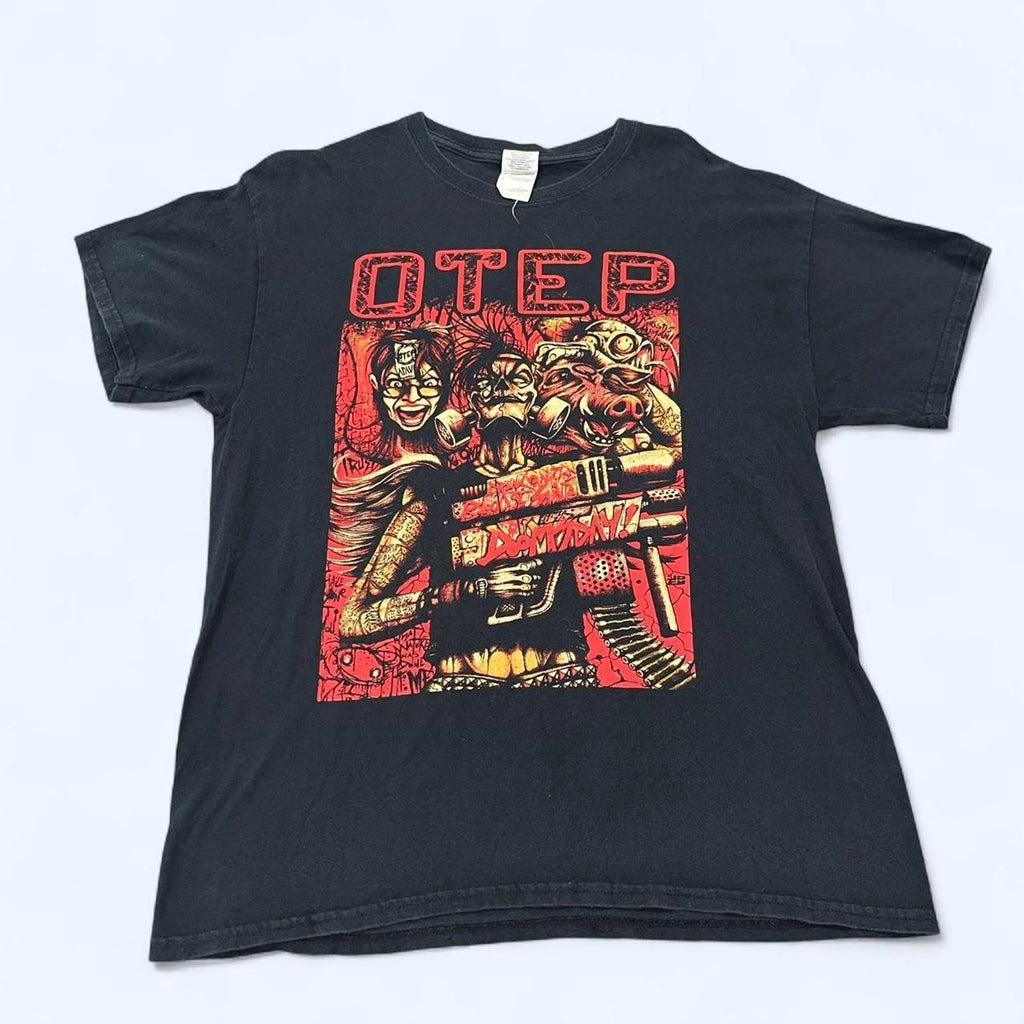 2000s Otep Punk Band T Shirt Men’s Size L Black Graphic Music Tee