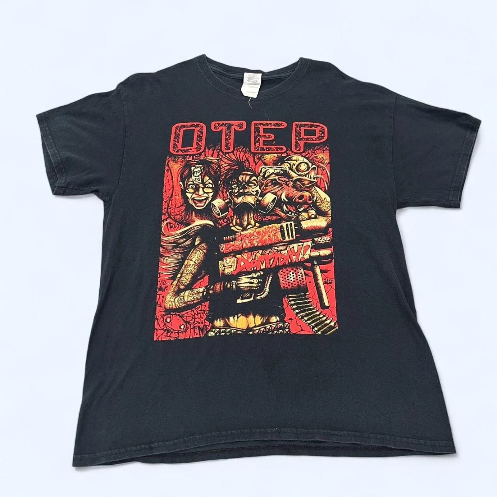 2000s Otep Punk Band T Shirt Men’s Size L Black Graphic Music Tee
