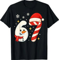 6 7 Meme Christmas Shirt 67 Six Seven Snowman T-Shirt