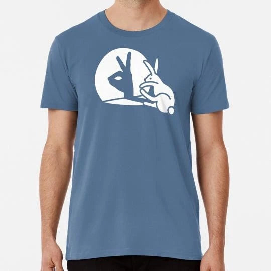 Funny Rabbit Shadow Hand Puppets Bunny Figure Pop Art S-5XL Made in USA T-Shirt