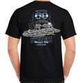 Biker 2009 Sturgis Motorcycle Rally 69 Skeletons Offensive Motorcycle T-Shirt