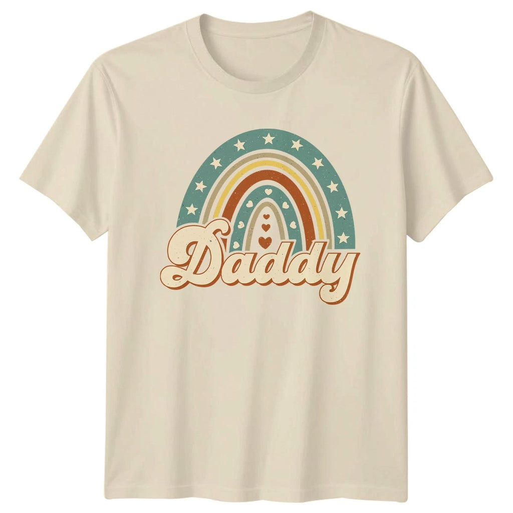 Daddy Mens T-Shirt Boho Fatherhood Fathers Day Gift For Him