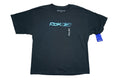 Reebok RBK Blue Logo T-Shirt Black Men's XL NWT Streetwear Retro Y2K