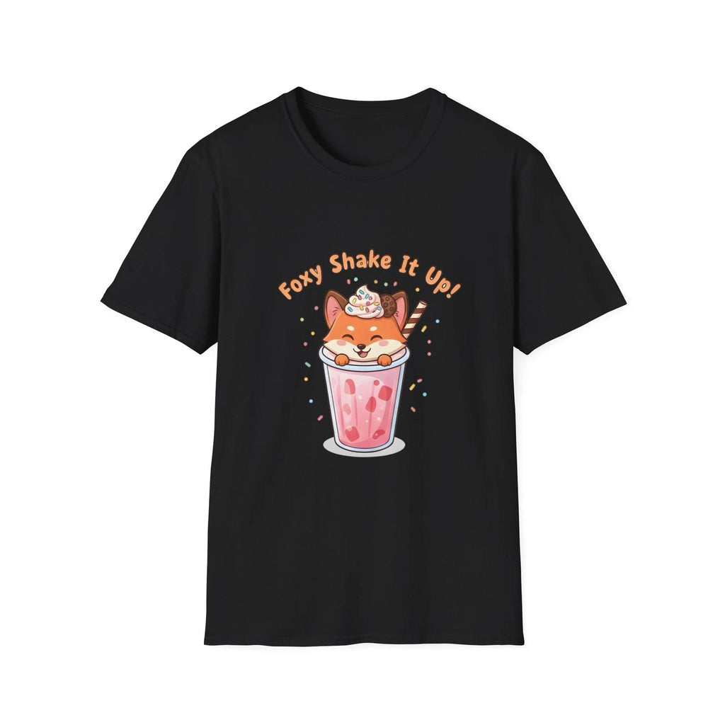 Shiba Inu Bubble Tea T-Shirt | Cute Chaos Humor Kawaii Cat Drink Graphic