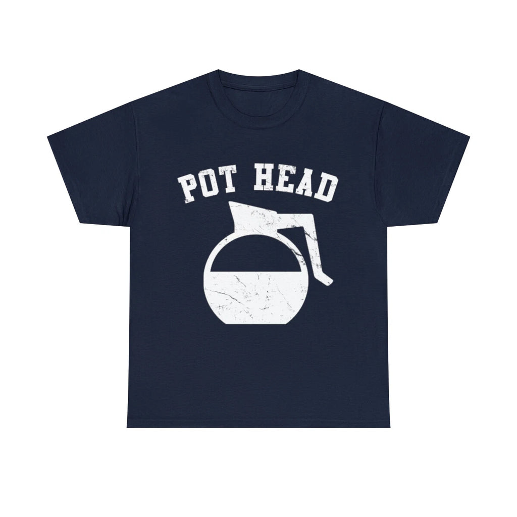 Coffee Pot Head Graphic Tee Shirt, S-5XL