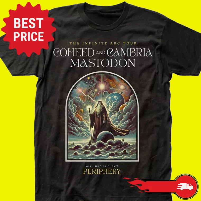 The Infinite Arc Tour Coheed and Cambria Mastodon T-Shirt