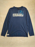 Vintage Polo Jeans Co Ralph Lauren Army Shirt Blue XL Long Sleeve Y2K 90s RL67