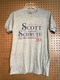 The Office Scott Schrute '20 That's What She Said Gray T Shirt Sz Small #20