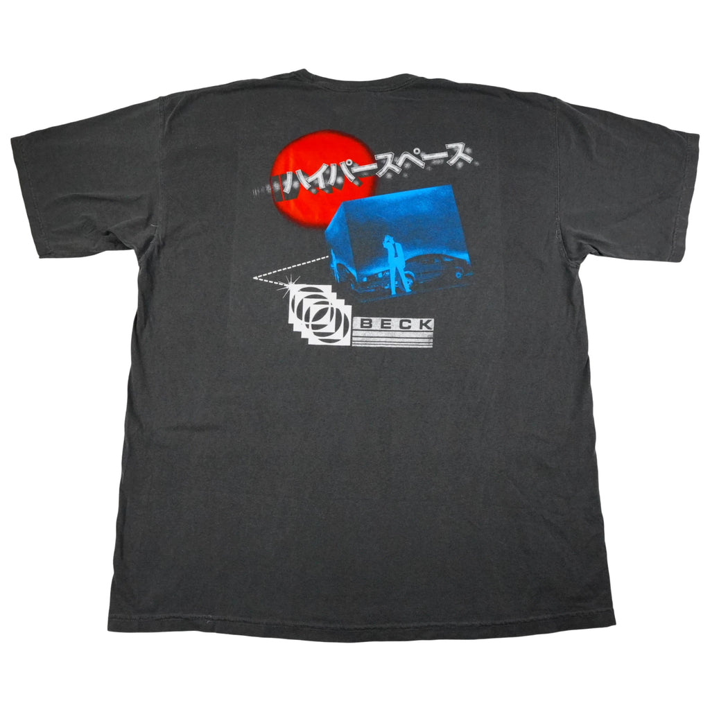 Beck Hyperspace T Shirt XXL Gray 2019 Comfort Colors Vapor Wave Synth Pop Tour