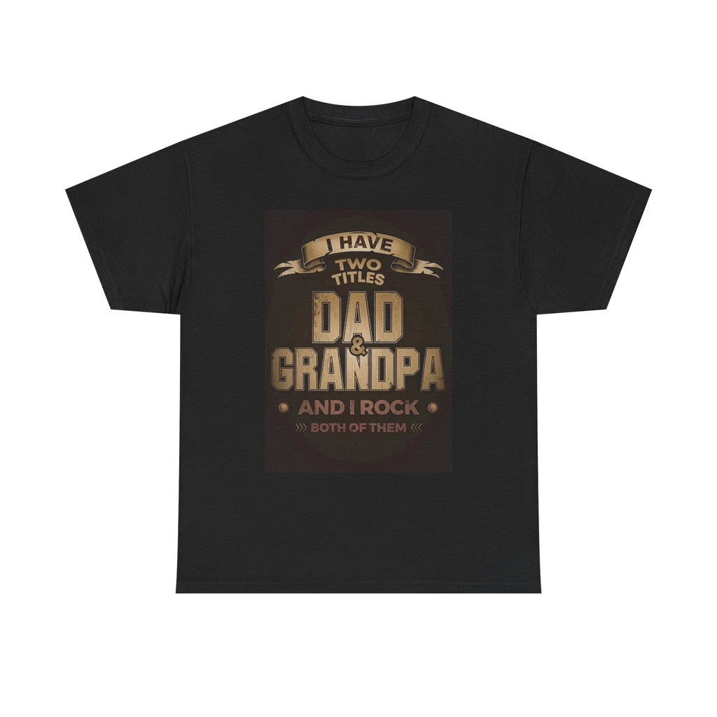 Dad And Grampa Graphic T Shirt Retro Dad Jokes Unisex Heavy Cotton Tee