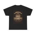 Dad And Grampa Graphic T Shirt Retro Dad Jokes Unisex Heavy Cotton Tee