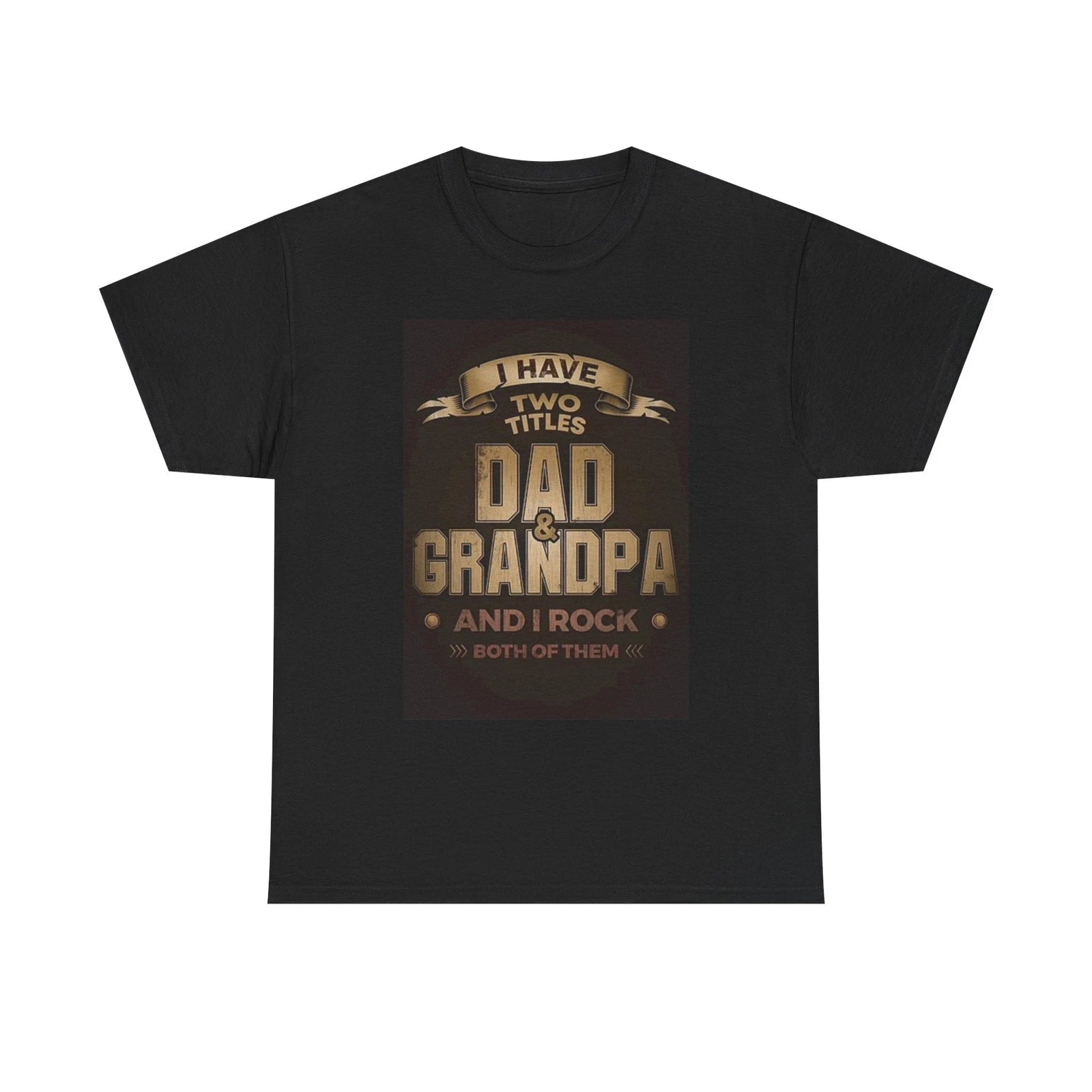 Dad And Grampa Graphic T Shirt Retro Dad Jokes Unisex Heavy Cotton Tee