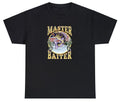Master Baiter T Shirt Funny Fishing Dad Joke Gag Gift Meme Parody Ironic Tee