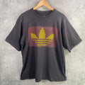 Vintage Y2k Adidas Trefoil Logo Graphic T Shirt XL Athleisure Streetwear