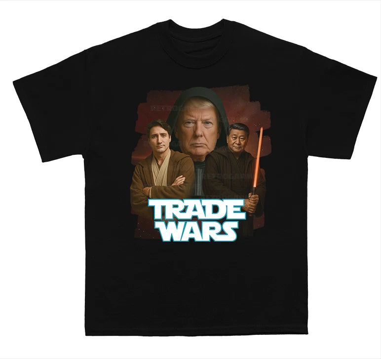 Trade Wars T-Shirt Funny Political Parody Graphic Tee Meme Shirt Streetwear