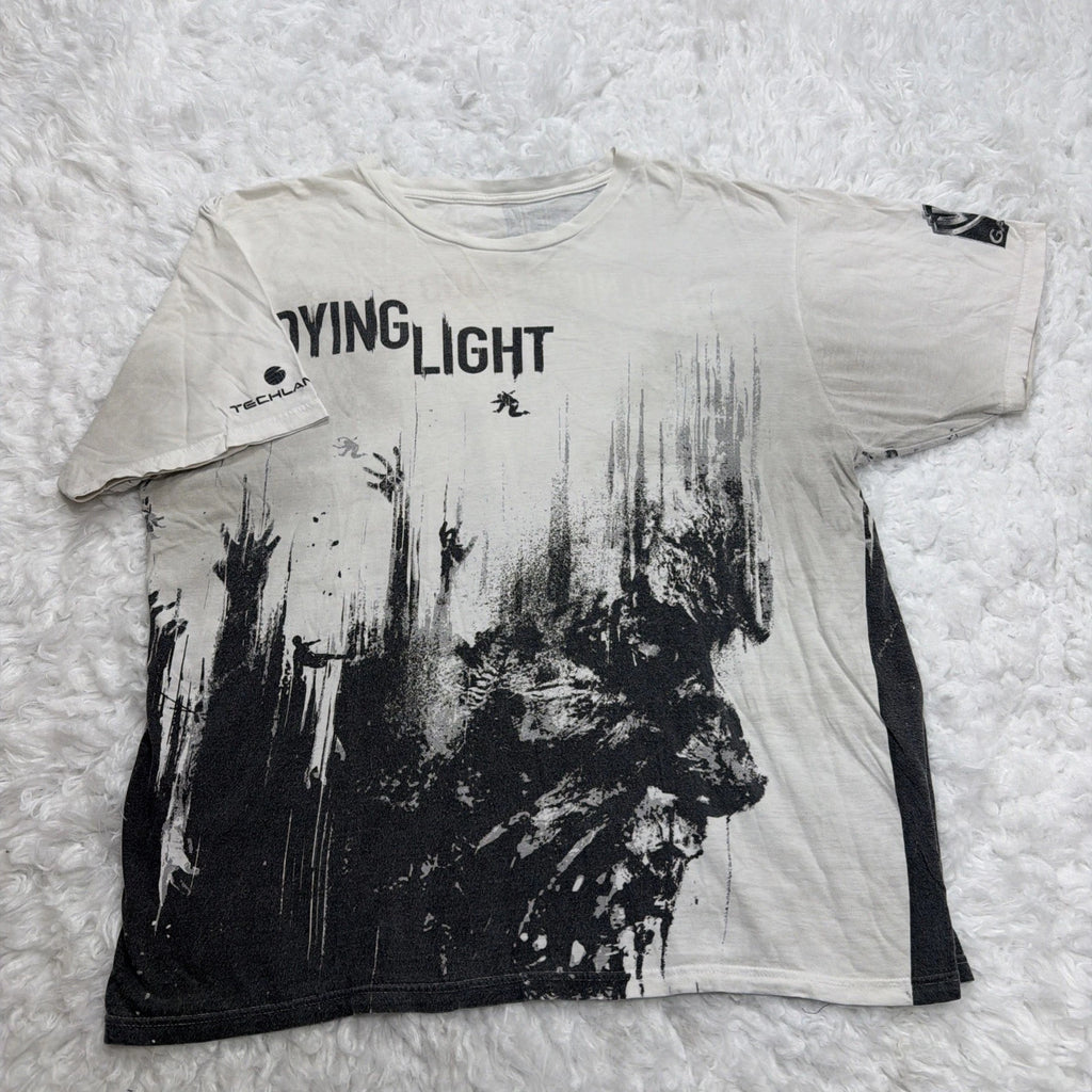 Dying Light Good Night Luck Video Game Promo T-Shirt, Techland Mens L/XL Rare!!