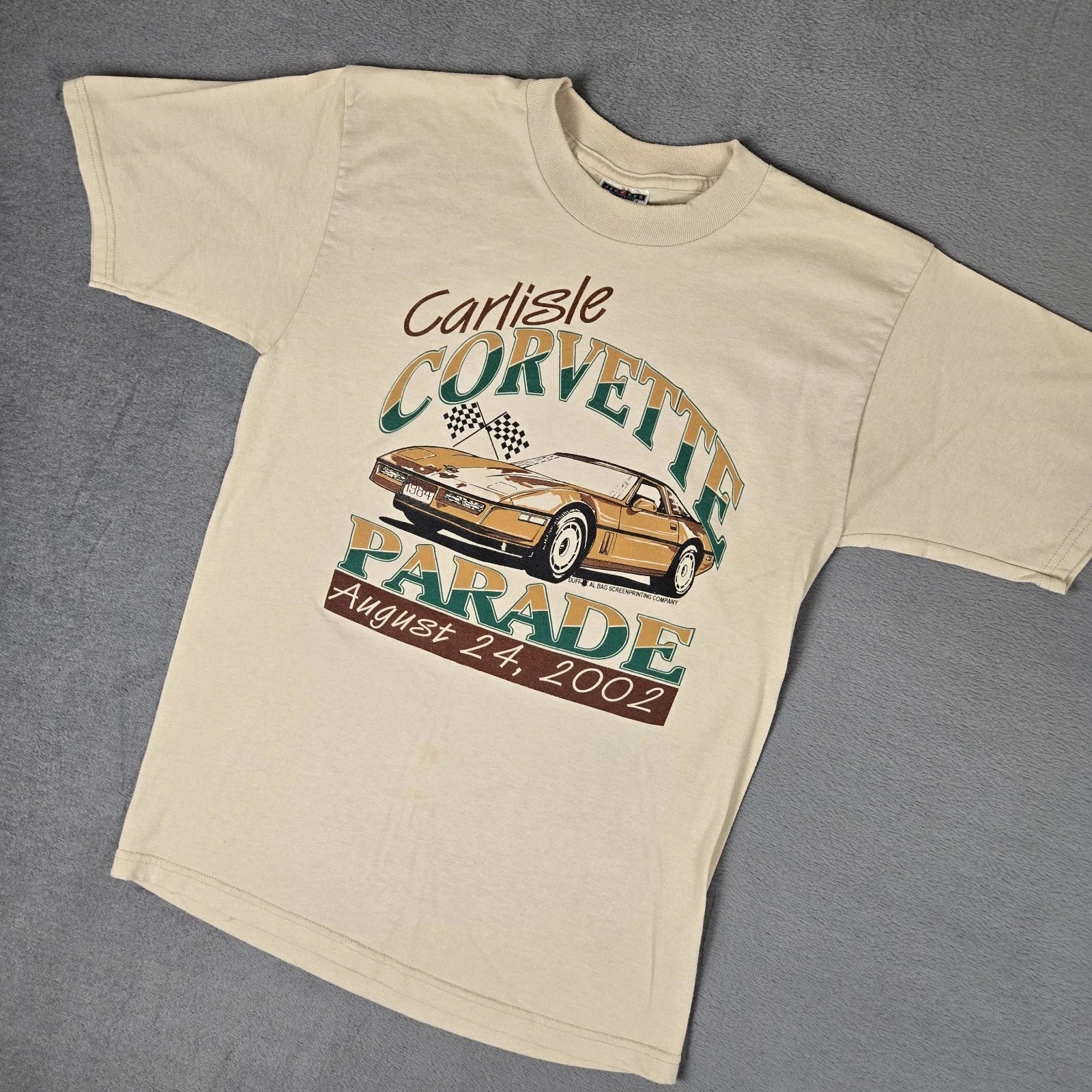 Vintage Corvettes Carlisle Parade T-Shirt Adults Medium Retro Car Tee Y2k 2002