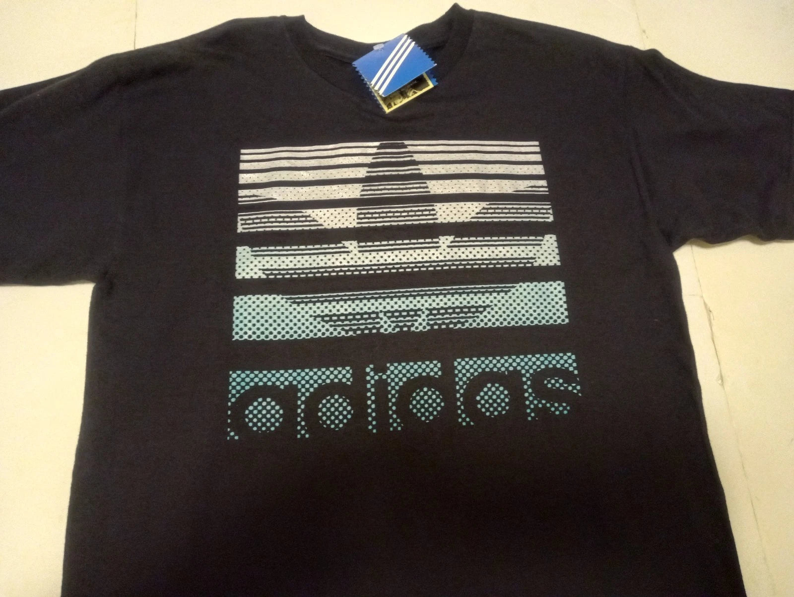 NEW  ADIDAS ORIGINALS TRE-FOIL BLACK  MENS  T-SHIRT Y2K