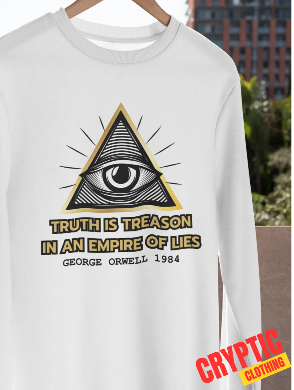 Truth is Treason in an Empire of Lies T-SHIRT George Orwell 1984 Book Quote TEE