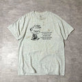 Vintage Calvin and Hobbes T-Shirt Grunge Gray Size L